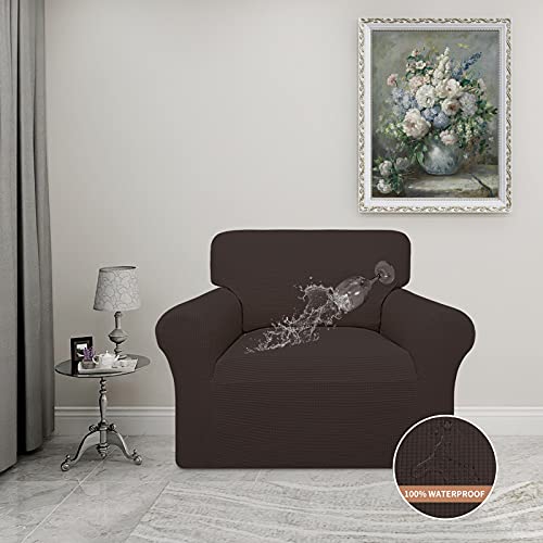 Image of Easy-Going 100% Waterproof Chair Couch Cover, Stretch Jacquard Sofa Cover