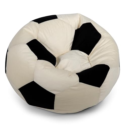 Big Joe Sports Ball Child-Sized Bean Bag Chair for Kids Soccer Ball Plush Ultra-Soft Lightweight Polyester Blend 2.5 Foot Refillable