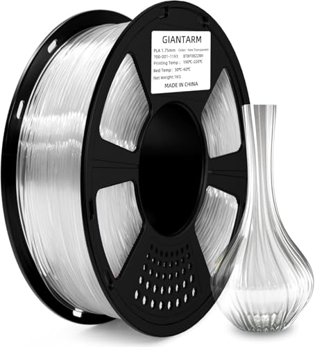 Image of GIANTARM 3D Printer Filament,Clear PLA Filament 1.75mm