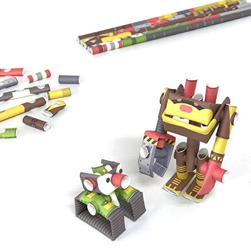 Piperoid Penk & Bearborg Professor & Robot Bear - Japanese 3D Paper Puzzle Diy Robot Kit For Kids And Origami Kit For Adults #TOP11