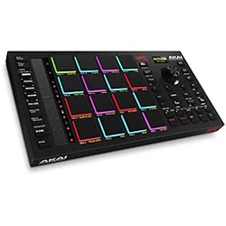 Akai Professional MPC Studio – Controlador MIDI, caja de ritmos con 16 pads RGB sensibles a la velocidad, software MPC, banda táctil asignable y pantalla LCD