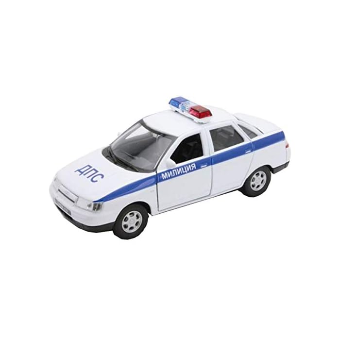 Buy Lada 110 Russian Police Car 136 Scale Diecast Metal Model Car