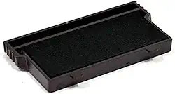 6/3911 - Refil de Tinta para Carimbo Trodat 3911 – Almofada Autoentintada, Preto, Fácil Troca, Secagem Rápida, Alta Durabilidade