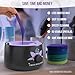 Tress Wellness Wax Warmer Silicone Liner (Purple) - Easy to Clean Silicone Wax Warmer Bowls with 2x Silicone Spatulas Compatible with 16oz Electric Waxing Kit - Silicone Wax Pot melting Wax Bowl