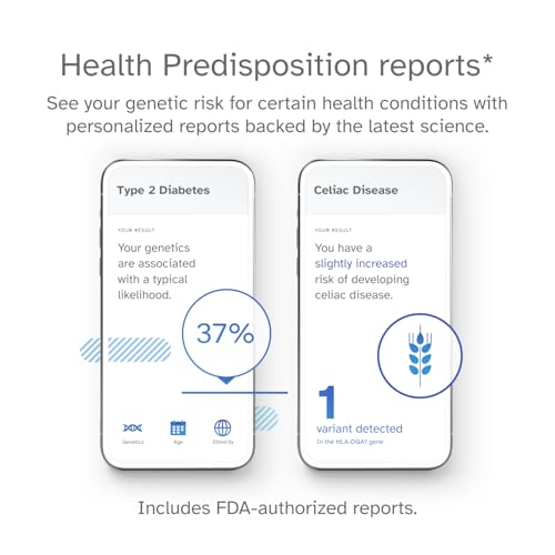 image for 23andMe Health + Ancestry Service: DNA Test Kit, FDA-Authorized Report