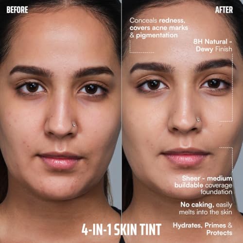 Image of FAE Beauty Face Card 4-in-1 Super Serum Skin Tint | Hydrates, Primes, Provides Coverage & Protects with SPF | Lightweight, Dewy Finish | 30 Shades for Indian Skin Tones | Shade - 93N - Neutral