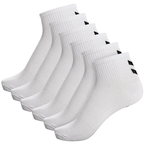 hummel hmlCHEVRON 6-PACK MID CUT SOCKS WEISS 12
