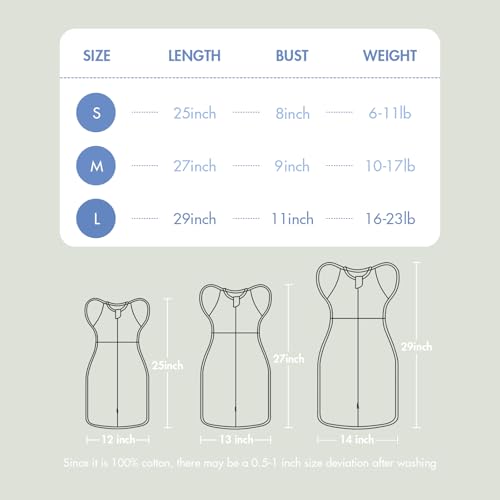 2-Pack Baby Transitional Swaddle Sleep Sack - Arms Up Swaddle 6-9 Months for Baby Boys, Newborn Sacks with Cuff Removable & 2-Way Zipper, Blue Dolphin Cotton Sleep Sack