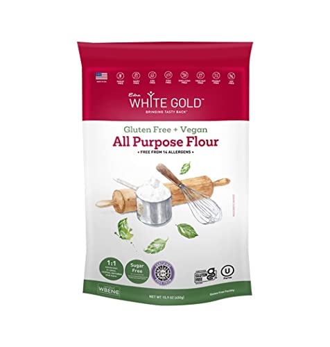 Extra White Gold Brownie Mix And All Purpose Flour Blend - [Gluten Free] [Nut Free] [Free Of The Top 14 Major Allergens] #TOP2