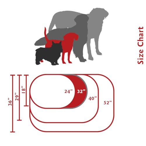 Image of Majestic Pet 32 Inch Bagel Calming Dog Bed Washable - Cozy Soft Round Dog Bed with Spine Support for Dogs to Rest Their Head - Fluffy Donut Puppy Mat 32x23x7 (Inch) Medium - Lt. Black