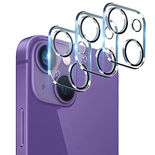 POROLIR [3 Pack Compatible for iPhone 14 Plus iPhone 14 Camera Lens Protector 9H Tempered Glass Anti-Scratch Ultra HD Case Friendly Camera Covers for iPhone 14 6.1 and iPhone 14 Plus 6.7