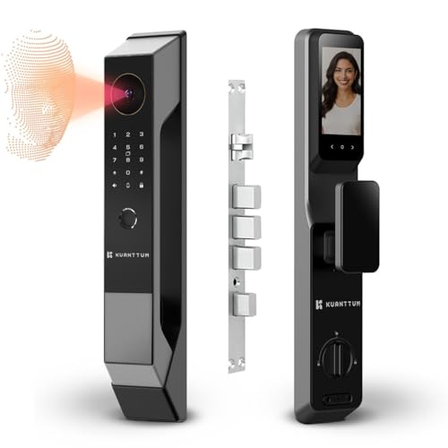 Fechadura Eletrônica Digital Inteligente Com Biométrica Senha Wi-...