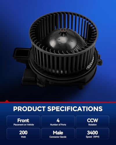 Image of KAX 700348 AC Blower Motor for Audi A4 2018-2020, A4 Quattro 2017-2022