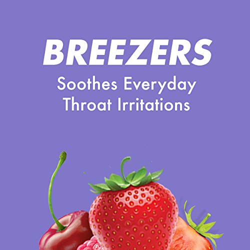 Halls Breezers Creamy Strawberry Throat Drops, Economy Pack, 70 Drops #TOP1