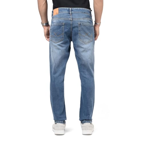 Image of WROGN Men's Slim Fit Jeans | Cotton Stretch | Mid Rise | Casual Denim