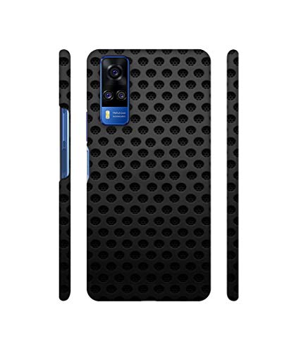 Image of Black Circle Design 3D Printed Hard Back Case Cover for Vivo Y51A / Y31 (2021)