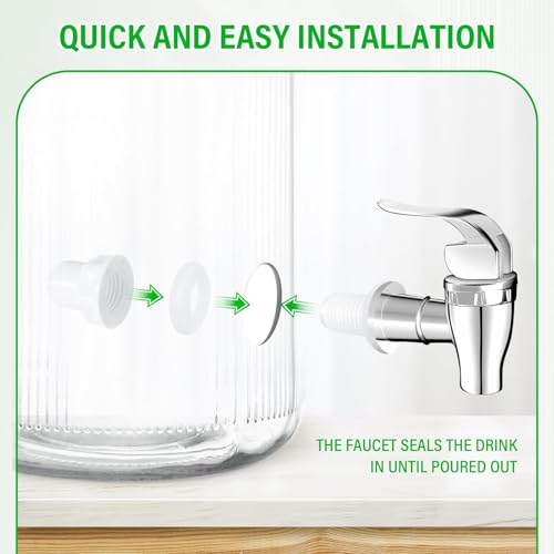 Distributeur de boisson en verre 4l distributeur de jus buffet - 6