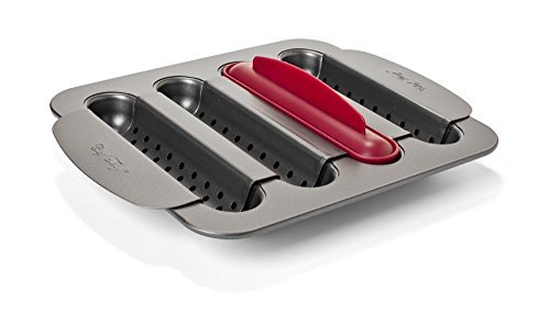 Chef Tony Grease Away Burger Dog Pan, Metallic by Chef Tony