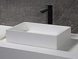 ALFI brand ABRS2014 Bathroom Sink, White Matte