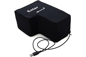 Big Enter Key Pillow: Unwind and Destress with Comfort