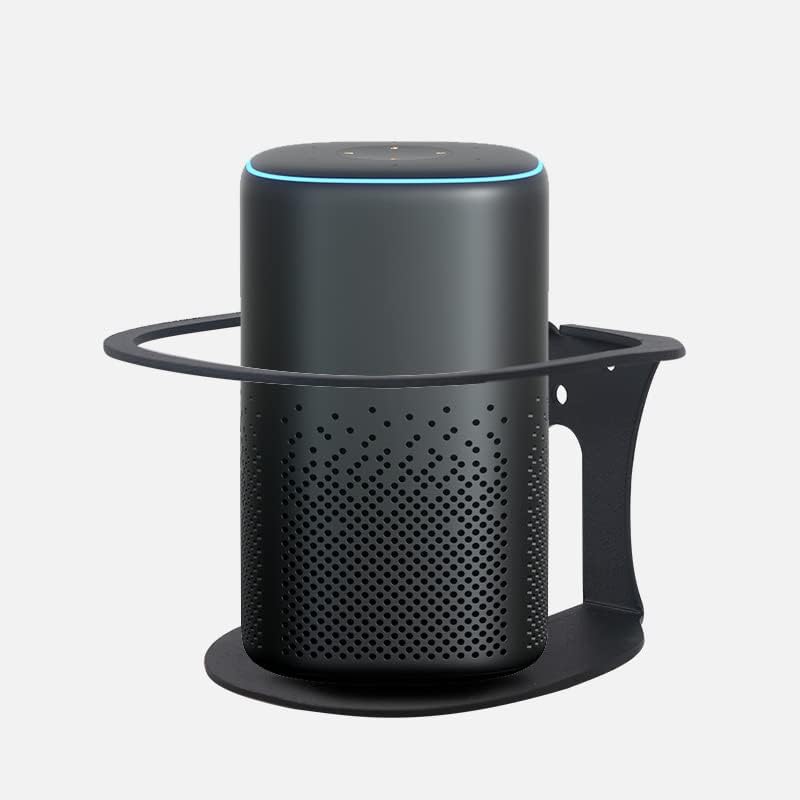 For Echo Studio / Google Home Pod Mini / Denon Home / All-New Sonos One / JBL Speaker Holder Wall Hanger Stand, Carbon Steel Materials, Smart Home Speaker Accessories Rack (Black) image 4