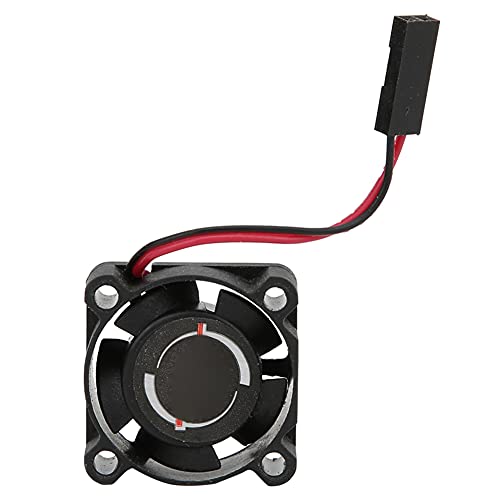 RC カー冷却ファン黒プラスチック交換キット 5V 150A 14000rmp 耐久性のある安全な効率的な 1/10 おもちゃの車モーター