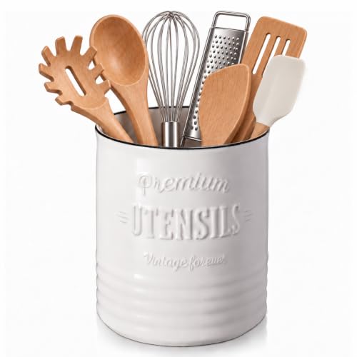 DOWAN 7.2 inch Large Ceramic Utensil Holder