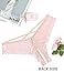 Avidlove Women's Panties Lace Underwear Breathable Thongs Low Rise Undies Light Pink XL