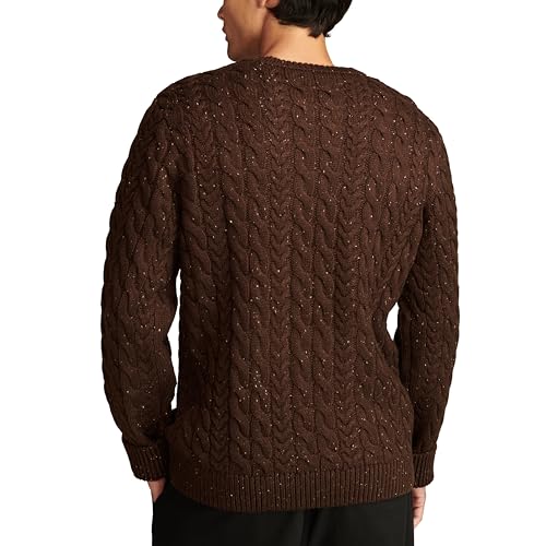 Lucky Brand Men's Cable Crew Neck Sweater2