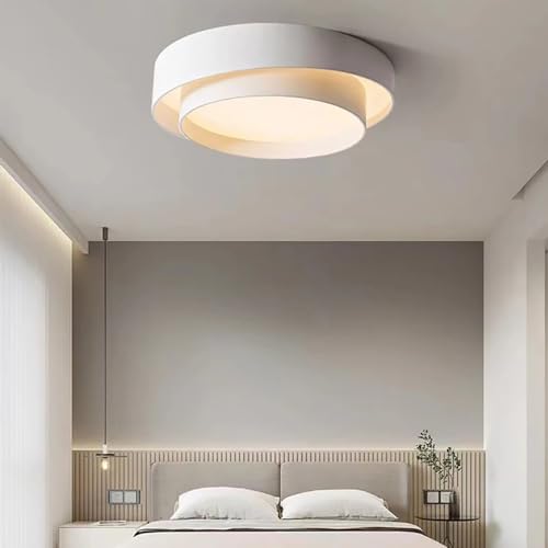 Plafonnier LED moderne 3 couleurs d'intensité variable pour chambre