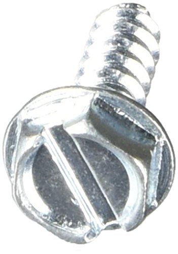 The Hillman Group 41000 Hex Washer Head Slotted Sheet Metal Screw, 6-Inch x 1/2-Inch, 100-Pack