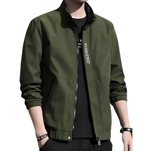 Image of MIA FASHION Men's Stylish Winter Jacket, Full Sleeve, Regular Fit | Stand Collar, Windcheater & Zipper Closure jacket