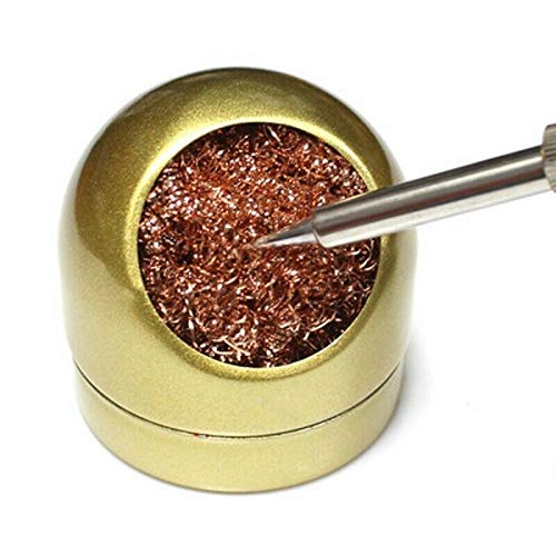 Soldering Iron Cleaning Ball Cleaning Nozzle Tip Desoldering Soldering Solder Iron Tip Copper Wire Cleaner Ball Metal Dross Box I481474565