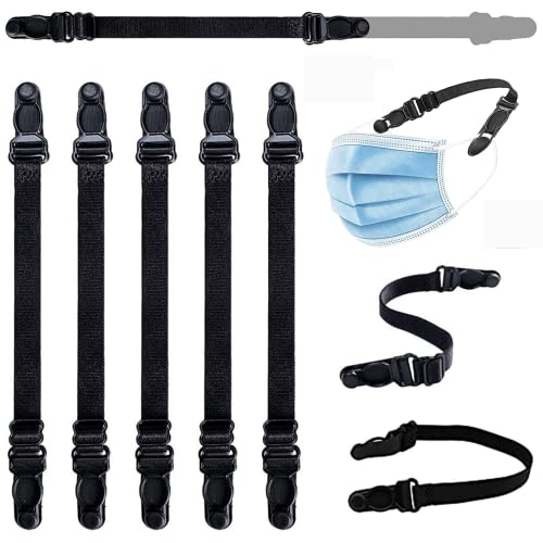 Driveloop® Maskenhalter, Maskenverlängerung, Maskenhalter hinter dem Kopf, Maskenverlängerungshaken zum Verlängern von Masken, 5er Pack Maskenhalter für Erwachsene und Kinder (ABS) Cover