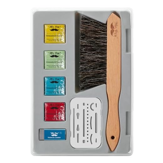 Mr. Pen - Conjunto de borracha artística, 7 peças, borracha de lápis, borracha de artista, borrachas artísticas, lápis de borracha para artistas, borrachas de desenho para artistas, borrachas