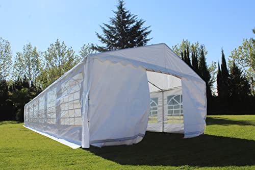 Solycarpa Carpa para Camping | Cenador Exterior Resistente con Ventanas, Impermeable. Alta Funcionalidad Económica | Ideal para Jardín, Eventos, Bodas, Feria, Restaurante y Terraza | 12 x 5 Metros - imagen 6