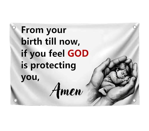 3x5 ft God Quote Polyester Flag with Brass Grommets