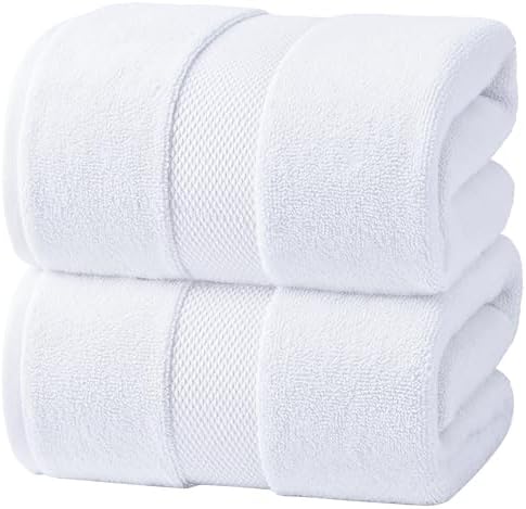Infinitee Xclusives– Luxury Bath Sheets Towels – 2 Pack 600 GSM (...