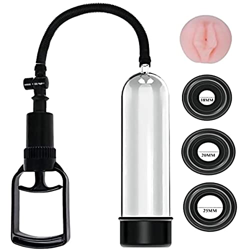 Powerful 10 INCH Penis Pump Cock DiCk Pennis Enlarger Pumps with Pressure Gauge Easier to Control Dick Extender Enlargement Pump for Man Increase Size Strong-Thick -KAW1
