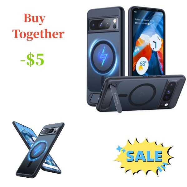 TORRAS Magnetic & Stand for Google Pixel 8 Pro Case