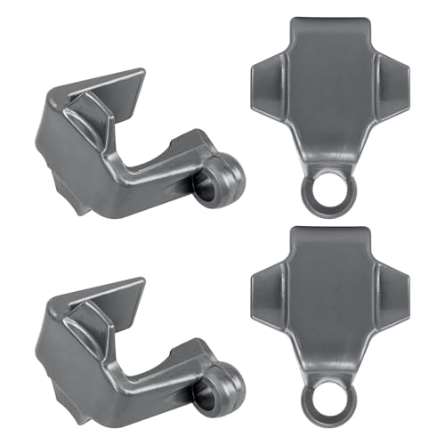 ERETOW Pontoon Boat Fender Clip Boat Bumper Clips Pontoon Boat Square Rail Fender Hanger/Adjuster for Docking Boat Fender Accessories 4 Pack