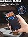 Wallet for Men RFID Wallet with 2 ID Windows & Money Clip, Slim Pop Up Card Holder for 10-12 Cards, Bifold Minimalist Smart Wallet for Front Pocket, Compact Metal Credit Card Holder, Gifts for Men