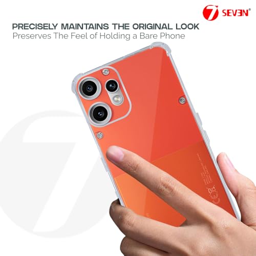 Image of 7SEVEN Compatible with CMF by Nothing Phone 2 Pro Mobile Back Cover Transparent Case Shock Proof Design Camera Edges Protection Crystal Clear Phone Cases Silicon Soft TPU and Flexible Bumper Covers