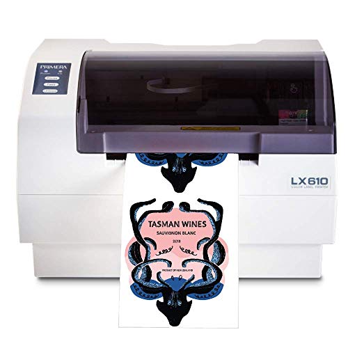 Image of Primera LX610 Color Inkjet Label Printer with Plotter Cutter 74541 - Print and Cut Any Label Shape or Size in One Machine. Prints Up to 5 Inches Wide