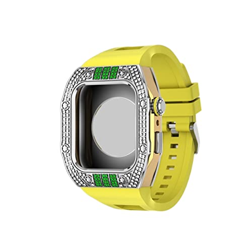 Bracelet de montre en acier inoxydable pour Apple Watch SE 44mm taille 45mm couleur C