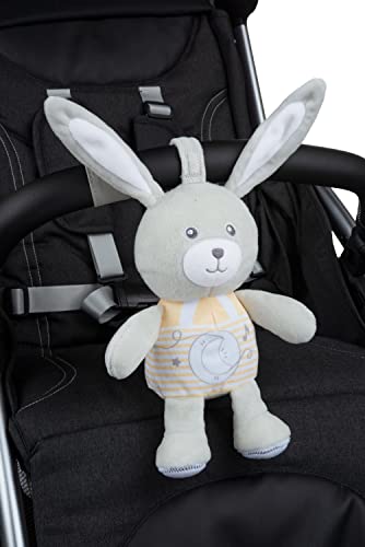 Chicco Veilleuse Lapin First Dreams marionnette lumineuse douce avec sangles avec lumières et sons doux mélodies de 15 minutes lavable en machine +. - vue 2