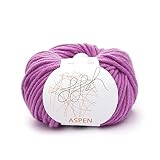 Nadelstärke: 7–8 ggh Aspen, Farbe:091 - Zyklam, Merinowolle Mischung, 50g Wolle als Knäuel, Lauflänge ca.58 m, Verbrauch 600g, Nadelstärke 7-8, Wolle zum Stricken und Häkeln