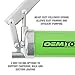 OEMTOOLS 87201 Lever Action Grease Gun, Manual Grease Gun, Auto Grease Gun, High Pressure Grease Gun, Grease Gun Coupler, 6 Inch Grease Gun Syringe