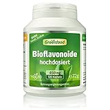 1 Kapsel = 450 mg Bioflavonoide (aus Citrusfrüchten)