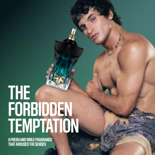 Image of Jean Paul Gaultier Le Beau Le Parfum Intense for Men | Long Lasting Woody Amber Men's Cologne Eau de Parfum, Coconut Wood, Tonka Bean & Sandalwood - Designer Fragrance Travel Spray
